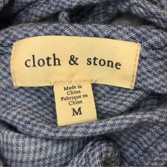 Cloth & Stone Sky Halter Top Anthropologie Medium
Checkered Blouse Boho Summer - Picture 7 of 9